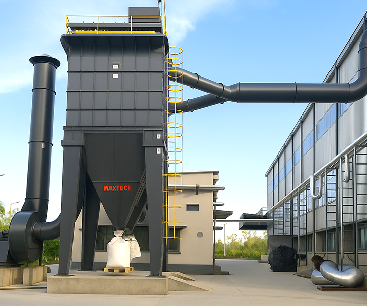 Dust Collection System Installed at a Door Manufacturing Company