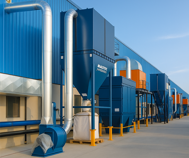 Dust Collection System installed at a Pharmaceutical Manufacturing Company